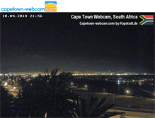 Tablet Screenshot of capetown-webcam.com